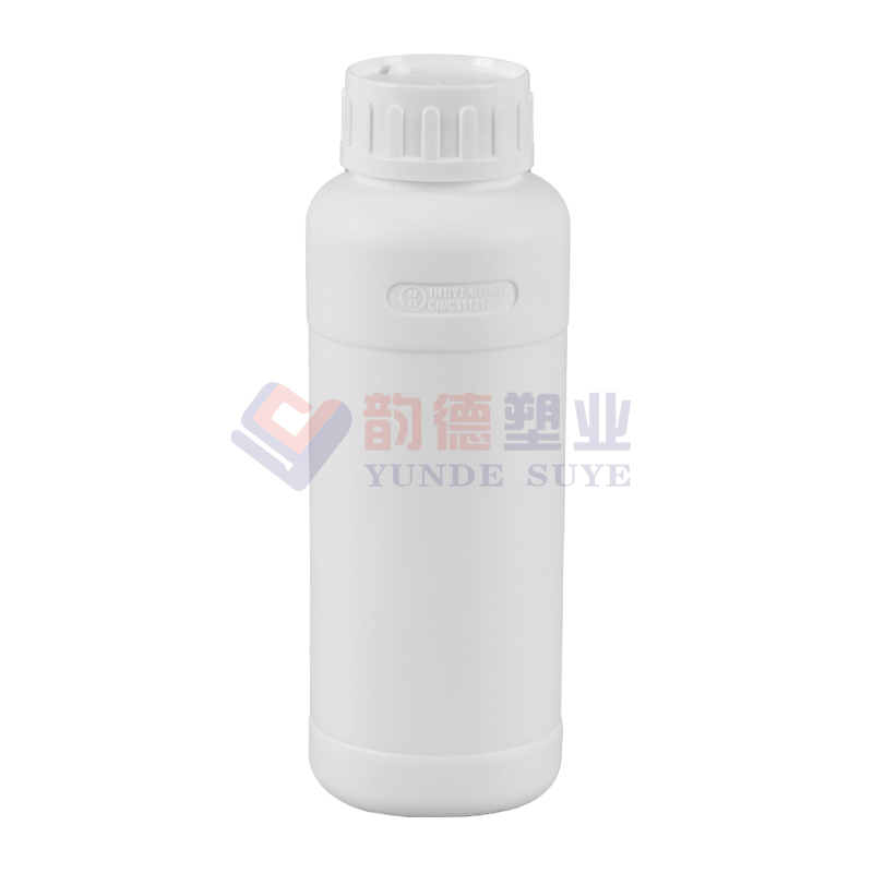 Slitstark stor förvaringsfluorid rund flaska 500ml-02 (förtjockad version)