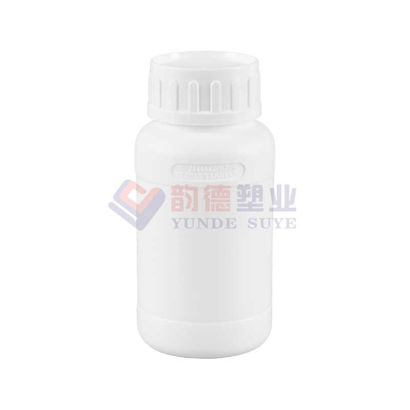 Pure White förtjockad 300 ml fluorid rund flaska 250 ml-02 (förtjockad version)